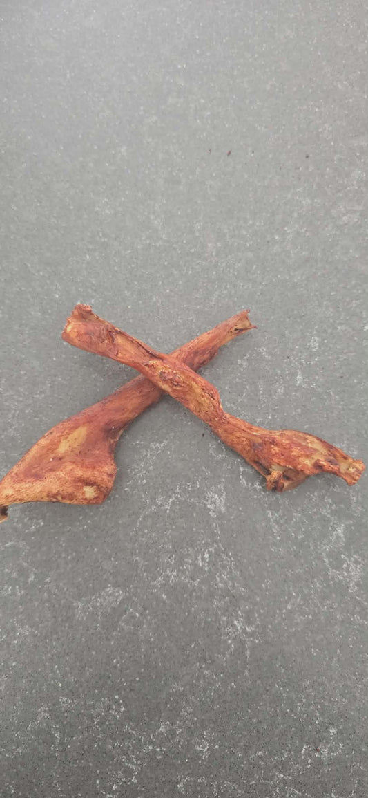 Peau de tête d'agneau glacé au foie