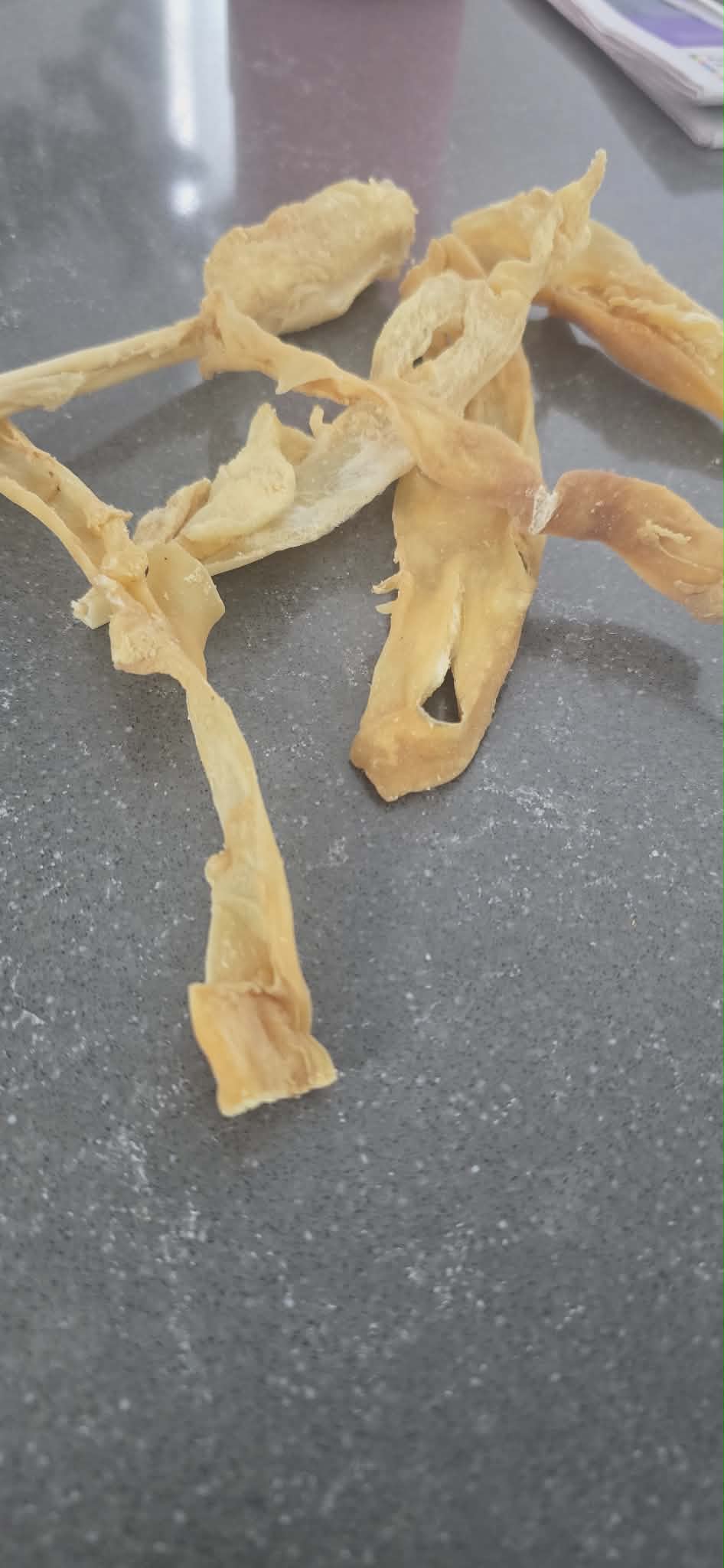 Peau de tête d'agneau